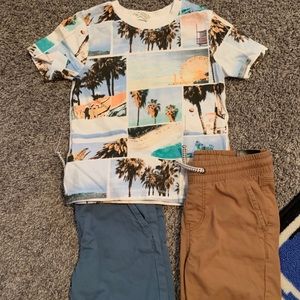 H&M kids shorts and tee